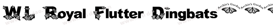 WL Royal Flutter Dingbats字体转换